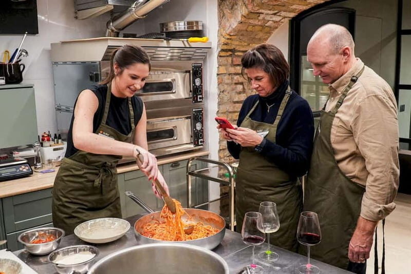 Rome: Hands-On Pasta & Tiramisu Class with Unlimited Wine - Price and value: is $112.15 a good deal?