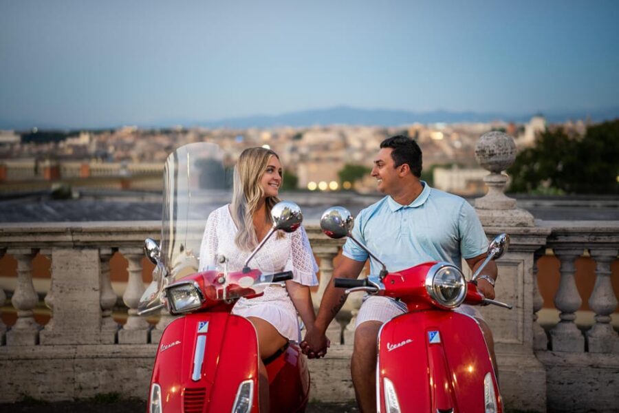 Rome: Hidden Gems Guided Vespa Tour with Photos - Outside the Colosseum: the ride that makes it feel real