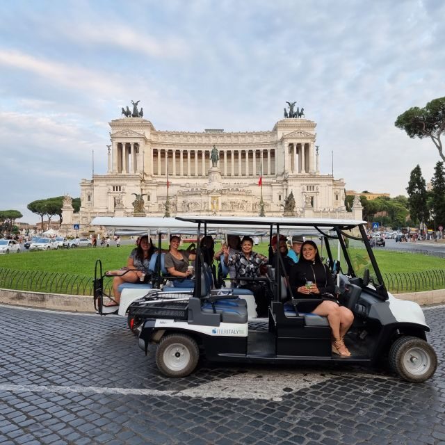 Rome: Highlights and Hidden Sights Golf Cart Tour - Key highlights to clock in