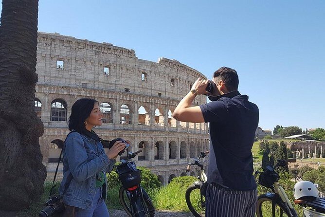 Rome Highlights Private Bike Tour - Forum of Trajan’s column: details you can actually visualize