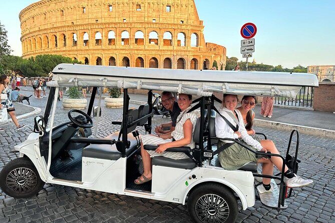 Rome Highlights Private Tour by Golf Cart private tour - Key points to know before you ride