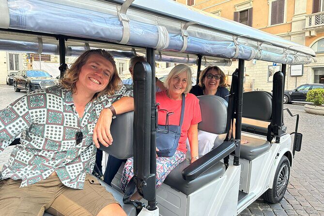 Rome Highlights Private Tour by Golf Cart private tour - Pantheon stop: stunning exterior, ticket planning for the interior