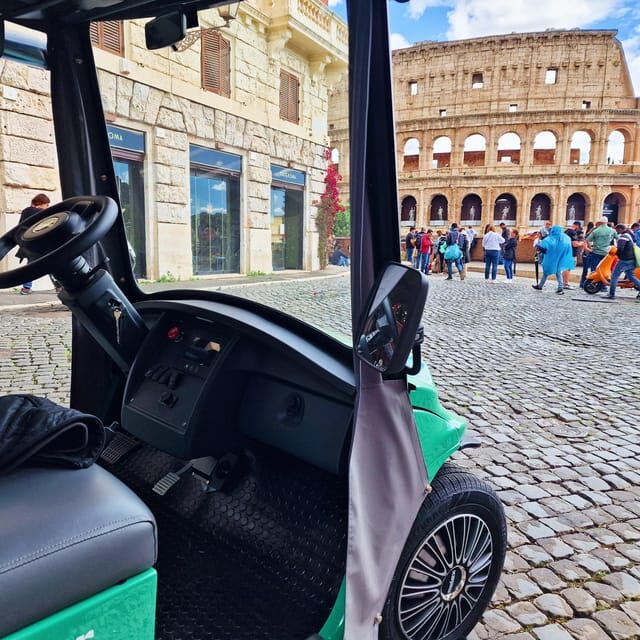 Rome: Highlights Tour by Golf Cart - Trastevere cobblestones and Santa Maria in Cosmedin’s Bocca della Verità
