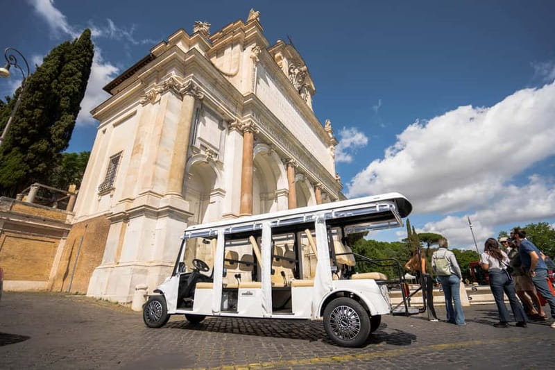 Rome: Highlights Tour in Golf Cart - Piazza Venezia and Vittoriano Views on the Move