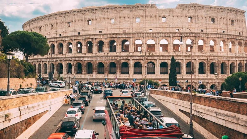 Rome: Hop-on Hop-off Bus and Colosseum, Ancient Rome Tour - Entering the Colosseum (and why lines can still happen)