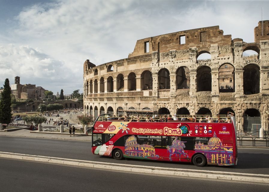 Rome: Hop-On Hop-Off Bus, Roman Forum & Colosseum Tour - Key things to know before you go