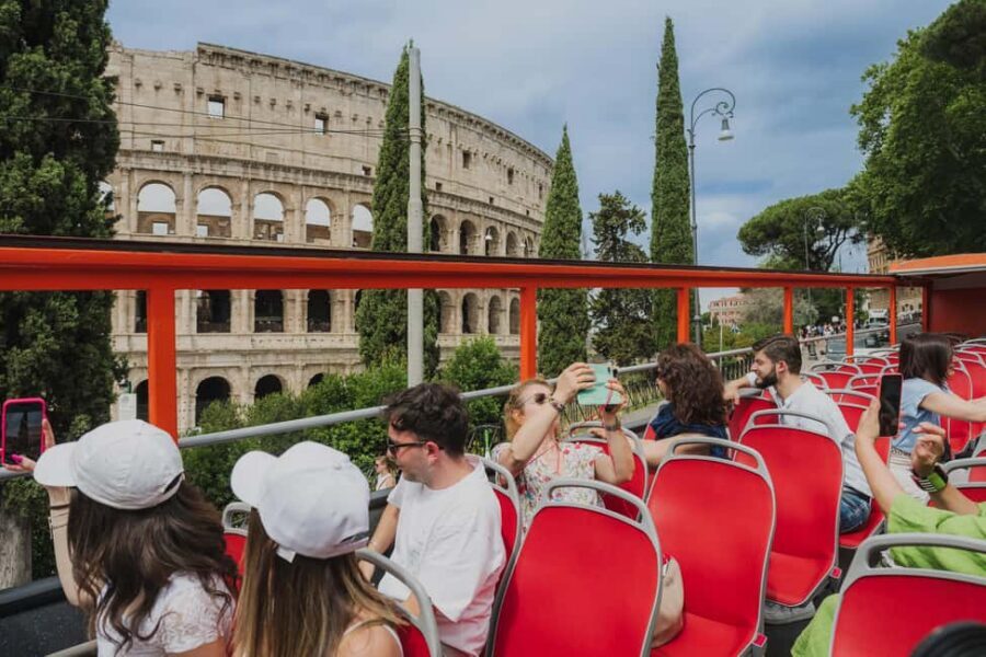 Rome: Hop-on Hop-off Bus & Vatican Museums Ticket - The ride views: Spanish Steps, Colosseum, and the Imperial Forum