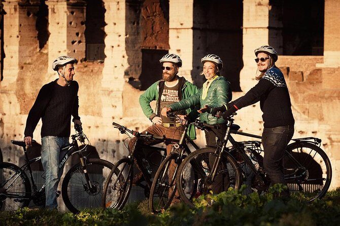 Rome in a Day Cannondale E-Bike Tour with Typical Italian Lunch - St. Peter’s Square and Castel Sant’Angelo: Vatican-area pacing