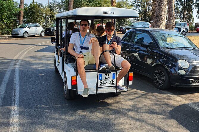 Rome in a Day golf cart tour for cruisers with Pizza & Gelato - St. Peter’s Square to Castel Sant’Angelo: Rome Gets Dramatic