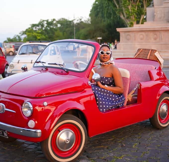 Rome in a Fiat Jolly: Exclusive Vintage Ride & Photo Tour - Key things to know before you go