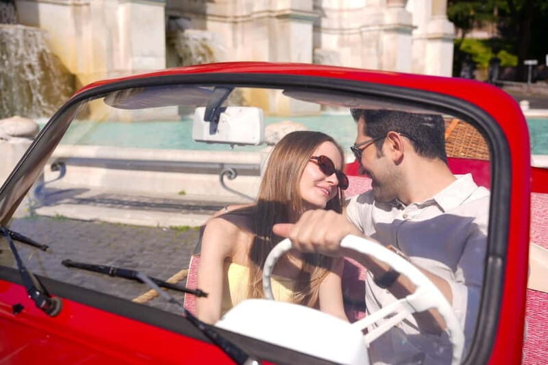 Rome in a Fiat Jolly: Exclusive Vintage Ride & Photo Tour - Janiculum Hill: the walk-around break before Trastevere