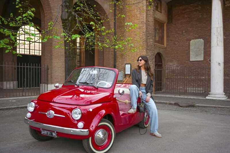 Rome in a Fiat Jolly: Exclusive Vintage Ride & Photo Tour - Trastevere and Castel Sant’Angelo: small glimpses of two famous moods
