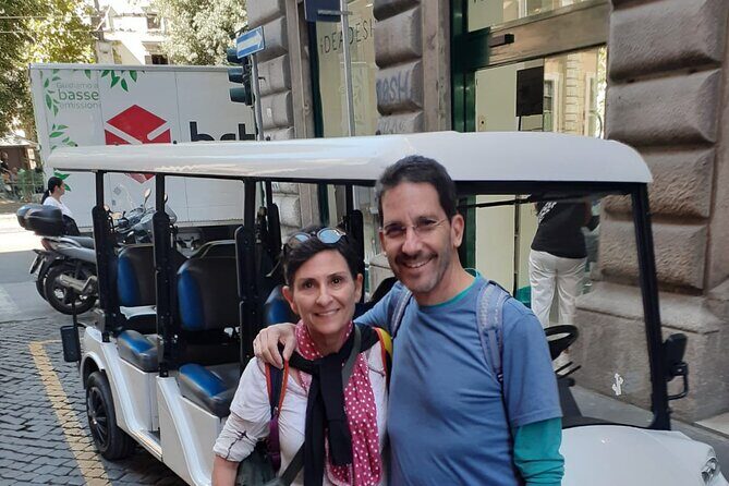 Rome in Golf Cart 4 hours Private Tour with Pickup from hotel - Trevi Fountain, Spanish Steps, and Piazza Navona: the classic trio, without the wandering
