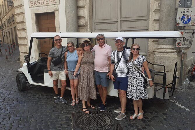 Rome in Golf Cart 4 hours Private Tour with Pickup from hotel - The Antico Quartiere Ebraico and Piazza Margana: where the stories start to deepen
