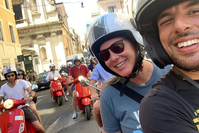 Rome in Style: Panoramic Vespa Experience with Licensed Driver - Fontanone at the top of Janiculum: a Vespa-backed panorama