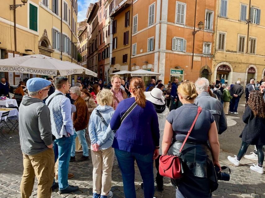 Rome: Jewish Ghetto and Trastevere Tour - Piazza Trilussa finish: Use the location well