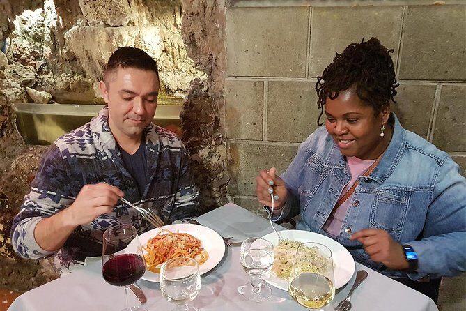 Rome Jewish Ghetto Food & Wine Tour & Guided Visit of Top Sites Lit Up at Night - Stop 1: Antico Quartiere Ebraico and Campo Marzio by night