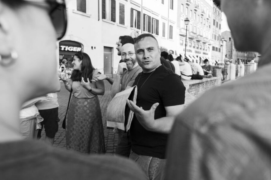 Rome: Julius Caesar & the Emperors' Nighttime Stories Tour - The Nero finale and the walk out to Piazza del Popolo