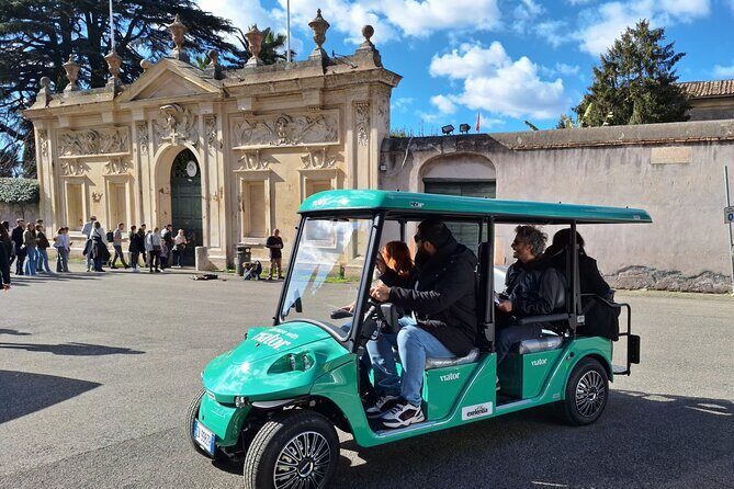 Rome Key Sights Golf Cart Tour | Private & Groups - Via Giulia, Jewish Rome, and Tiber Island side quests