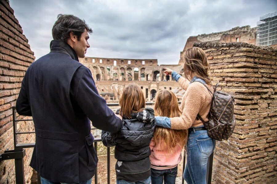 Rome: Kid-Friendly Colosseum Experience and History Tour - Julius Caesar, Constantine, and Titus: arches and an altar on the same walk