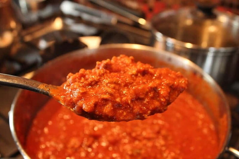 "ROME: Lasagna Cooking Class WITH A SPRITZ SPIN - Bolognese sauce plus a spritz break: the timing that works