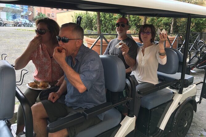 Rome: Lip Smacking 4 hours Foodie Tours in golf cart - The Golf Cart Advantage: Comfort + Access Without the Marathon