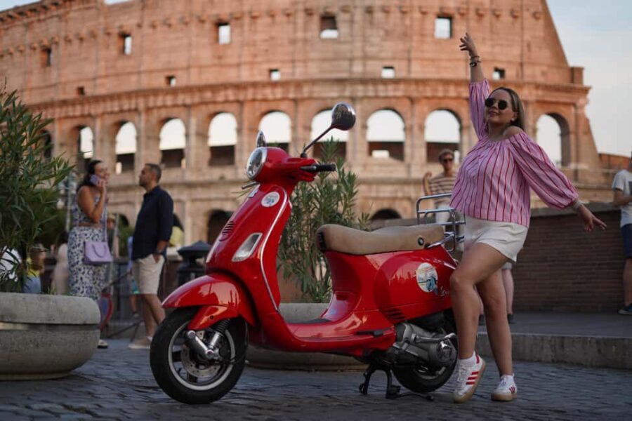 Rome: Night Photo Tour by Vespa with Aperol Spritz - Giardino degli Aranci: The Orange Garden Break You’ll Actually Use