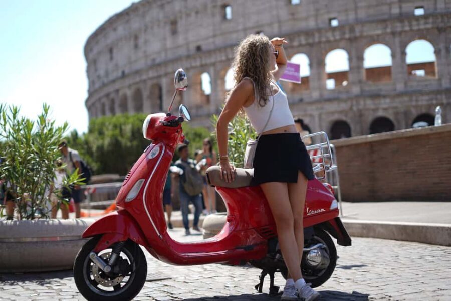 Rome: Night Photo Tour by Vespa with Aperol Spritz - Colosseum Photo Stops: Two Chances to Get It Right