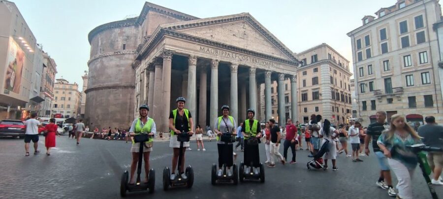 Rome: Night Segway Tour - Temple of Hadrian and the Pantheon Area: Big Names, Close-Up Views
