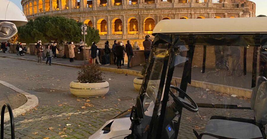 Rome: Night Tour by Golf Cart with Italian Dinner and Gelato - Key points worth knowing before you go