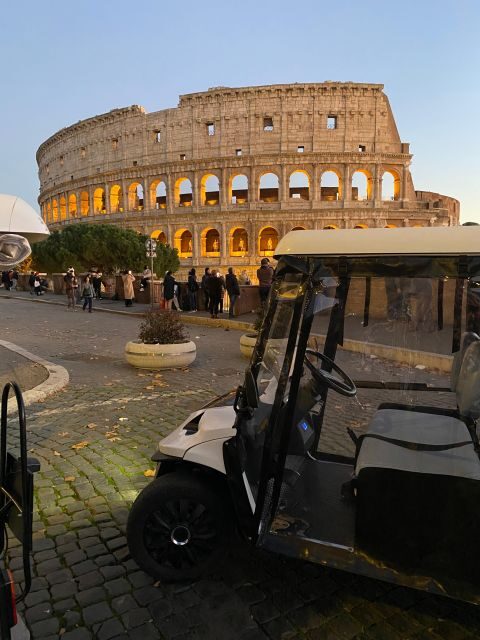 Rome: Night Tour by Golf Cart with Italian Dinner and Gelato - Hotel pickup to your door: the part that saves your energy