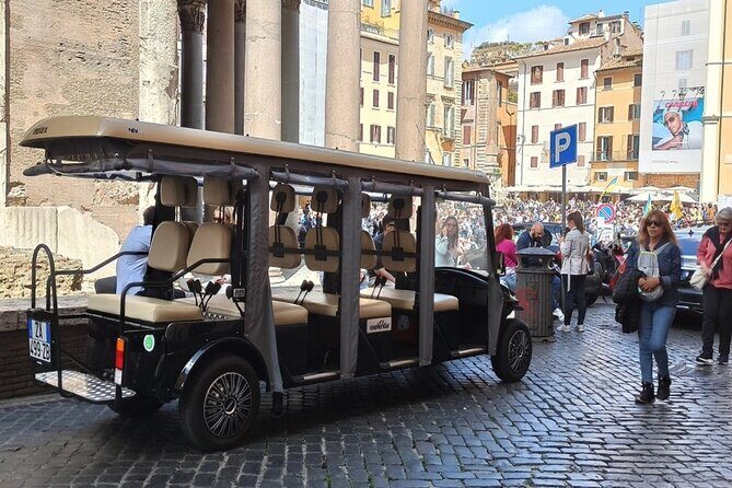 Rome Night Tour Highlights by Luxury Golf Cart - The guiding style: Max, Massi, Giovanna, and Eleanor