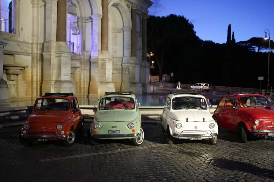 Rome: Night Tour in a Vintage Fiat 500 with Aperol Spritz - Guides who make the difference: Yunis and Elmir as standout examples