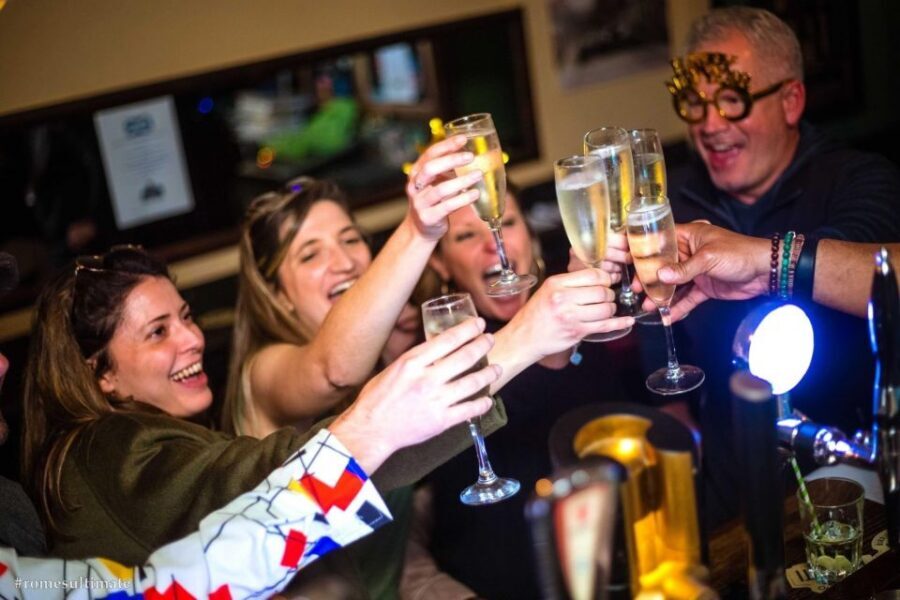 Rome: NYE Pub Crawl and Club - Price and value: what €-equivalent $158.60 really covers