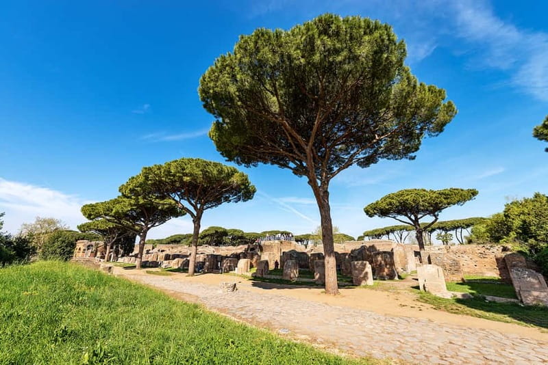 Rome: Ostia Antica Archaeological Park Ticket & Audio App - Entering the park: exchange voucher and start walking