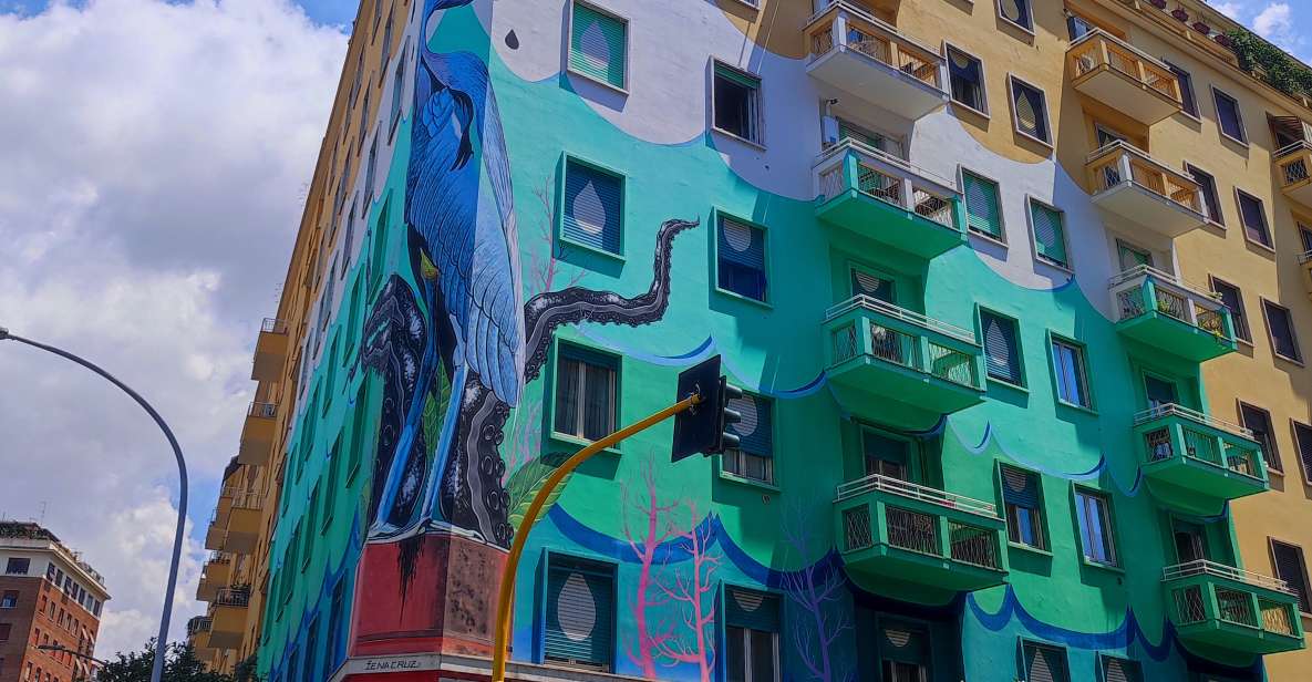 Rome: Ostiense Graffiti and Modern Street Art Walking Tour - Ostiense Street Art: Rome’s Working Neighborhood, Not a Theme Park