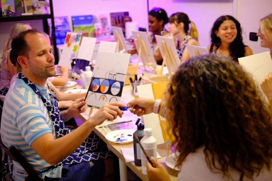Rome: Painting Class with Unlimited Wine - Where this fits best in your Rome trip