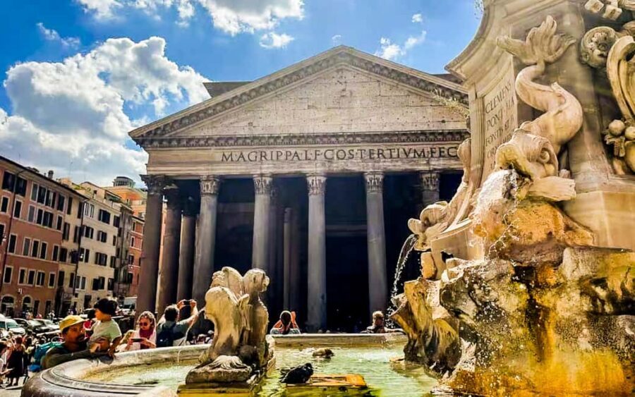 Rome: Pantheon neighborhood tour & Underground Piazza Navona - Sant’Ignazio optical illusions: a church that plays tricks on you