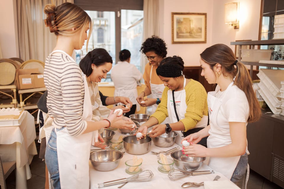 Rome: Pasta and Tiramisu Cooking Class in Piazza Navona - Your tiramisu lesson: hands-on dessert, then a fridge pause