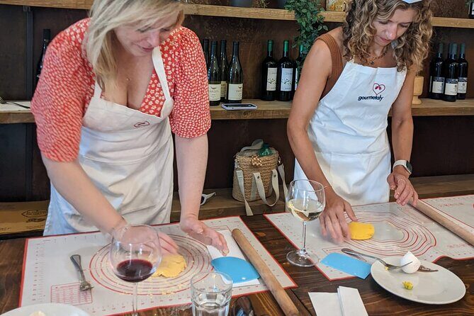 Rome: Pasta Cooking Class, Dinner & Wine in Authentic Restaurant - Seasonal fried bites: zucchini flowers and artichokes, prepped by your hands