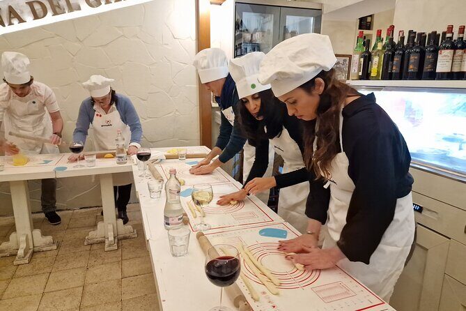 Rome: Pasta Cooking Class, Dinner & Wine in Authentic Restaurant - Value check: what $104.25 buys you in Rome