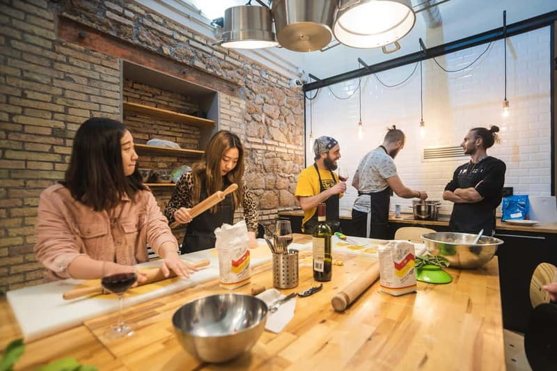 Rome: Pasta Cooking Class with Wine, Coffee, and Limoncello - Tasting your three pastas with wine, plus coffee and limoncello