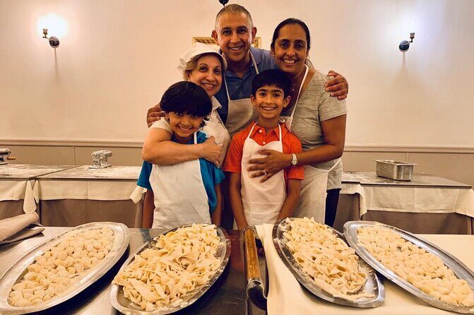 Rome Pasta & Tiramisu Making Class with Fine Wine - The pasta workshop: fettuccine and ravioli, taught in real steps