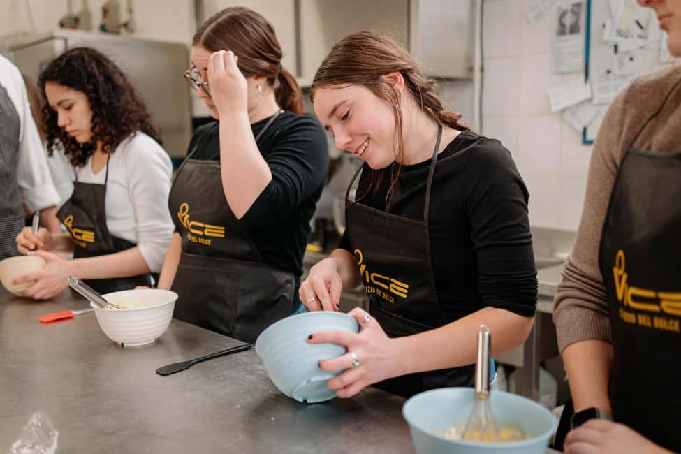 Rome: Pastry Cooking Class Gelato, Tiramisu and Cannoli - A 2-Hour Rhythm That Still Lets You Make Three Desserts
