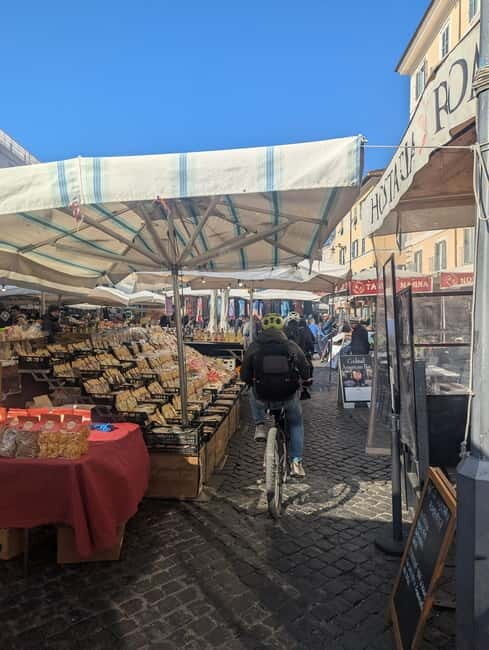 Rome: Pedal and Taste the Top 5 Tastings with e-Bike Tour - Stop by stop: what each moment is really for