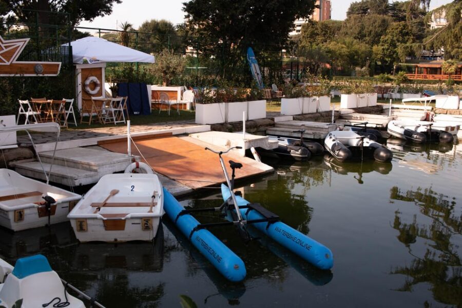 Rome: Pedal on Water with a Waterbike Rental - Laghetto dell’EUR: The Artificial Lake You’ll Be Riding Around