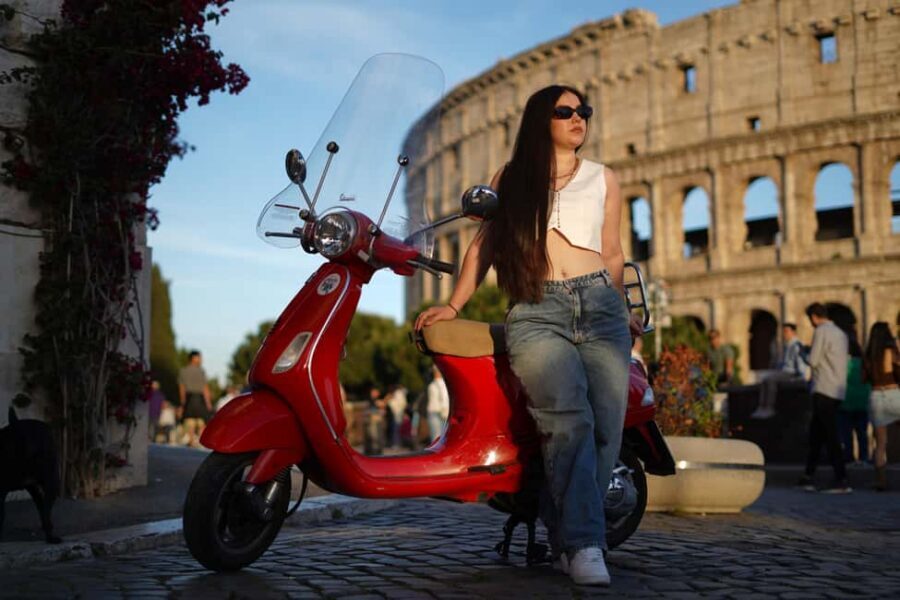 Rome: Photo Tour by Vespa Scooter - Fontana dell’Acqua Paola: the dramatic fountain stop