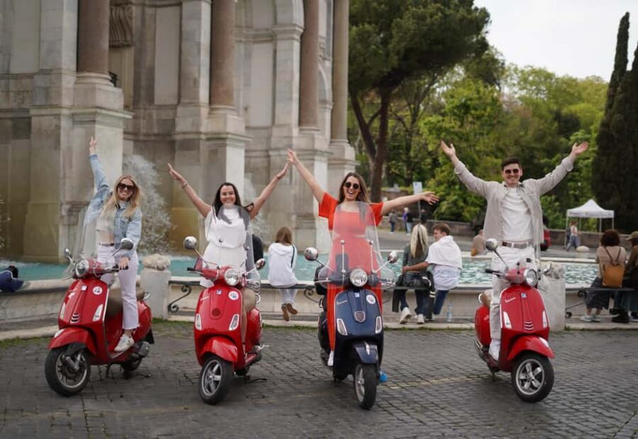 Rome: Photo Tour by Vespa Scooter - Colosseum photo stop done right (15 minutes, no wandering)