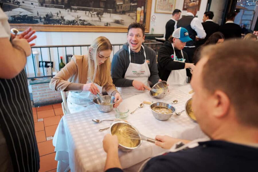 Rome: Pizza and Tiramisu Cooking Class in Piazza Navona - Tiramisu From Scratch: Building the Layers