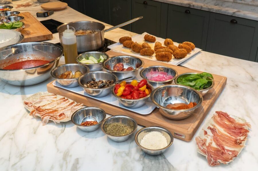 Rome: Pizza & Gelato Cooking Class + Private Chef - Roman supplì: the fried rice ball with real technique